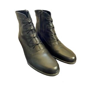 Croft & Barrow Taylor Black Leather Boots - 8.5
